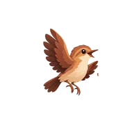 The hornero companion, fly pose