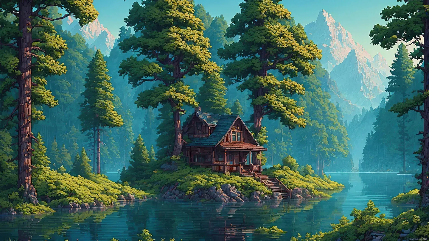 Wallpaper artwork associated with the Landscape appearance.
